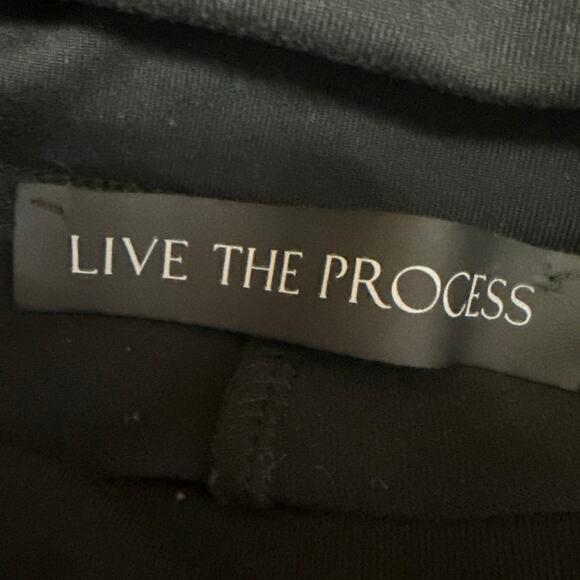 Live The Process Black High Waist Pull-On Athletic Yoga Leggings Pants Size XS - Picture 4 of 5
